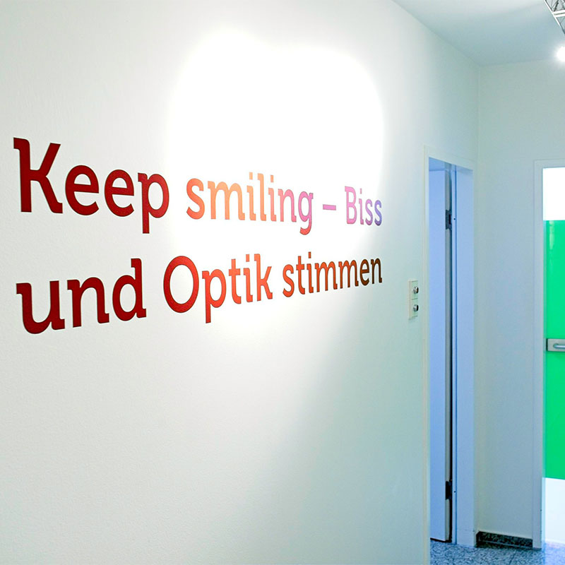 Keep smiling - Biss und Optik stimmen